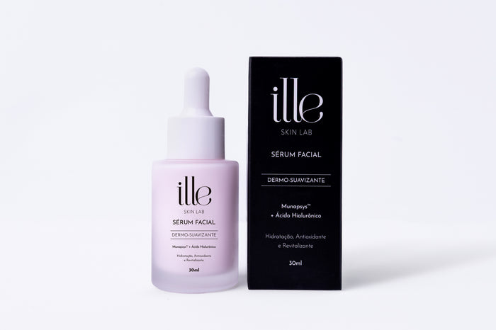 Kit Skincare ILLE com Sérum Peptídeo, Espuma de Limpeza e nécessaire, foto 3