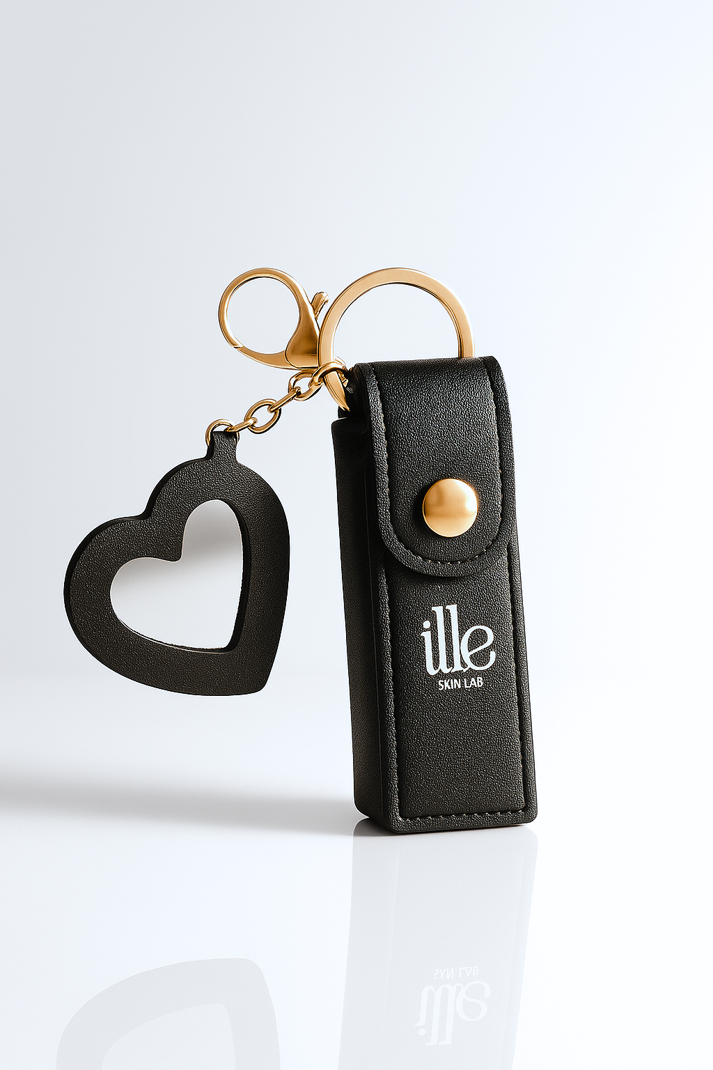Porta Gloss Preto ILLE – Chaveiro Exclusivo